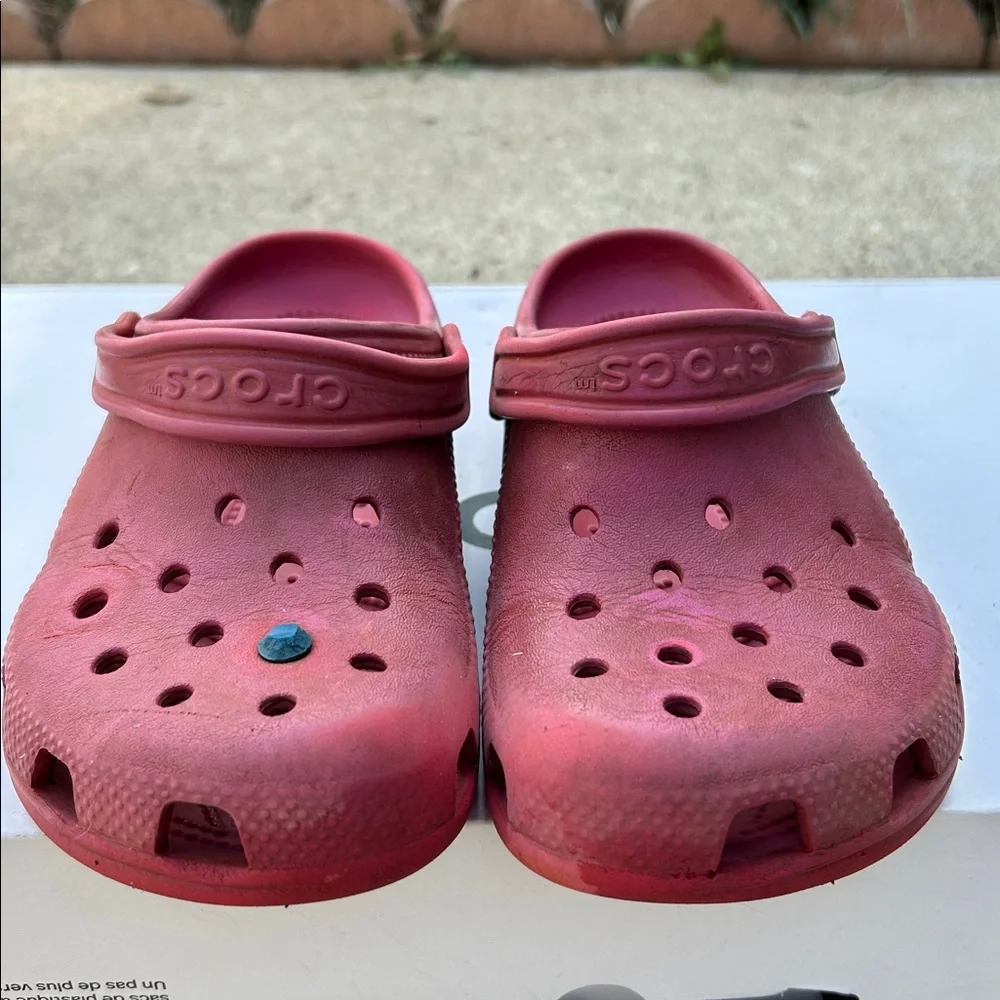 Crocs Kids Classic Clogs Slip-On Shoes Size 3 Used